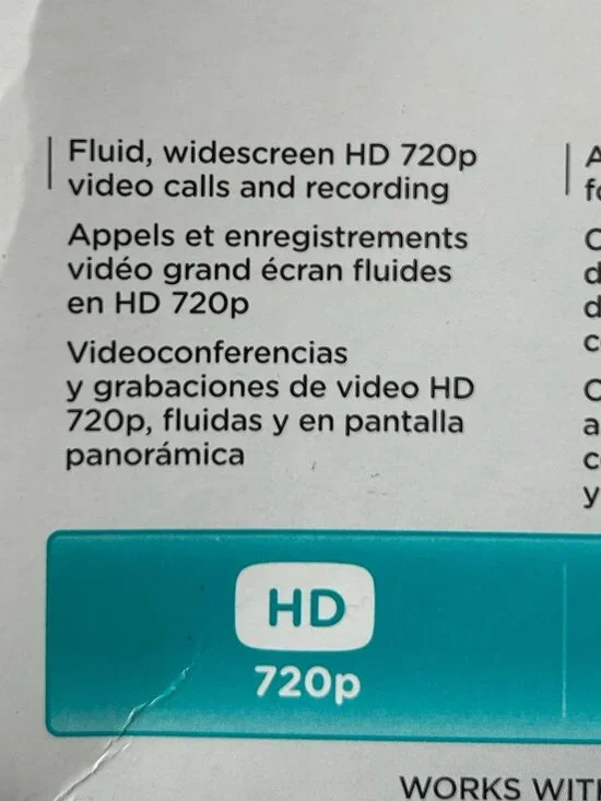 Logitech C310 HD Webcam with Built In Mic - Picture 2 of 9